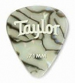 Taylor 80735 Celluloid 351 Picks, Abalone медиатор, 0.71 мм, цвет Abalone