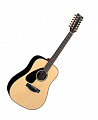Yamaha DW-7-12 12и струнная акустичекская гитара, цветNatural, дека - ель массив, корпус - палисандр, гриф - нато.