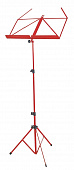 Roxtone MUS008 Red пюпитр складывающийся, на трех ногах, высота, цвет красный