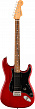 Fender Noventa Strat PF CRT электрогитара, цвет красный, чехол в комплекте