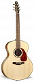 Seagull Maritime SWS Mini Jumbo HG + Case  акустическая гитара Jumbo с кейсом, цвет натуральный