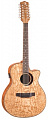 Luna WL ASH 12 электроакустическая 12 струнная гитара, цвет натуральный
