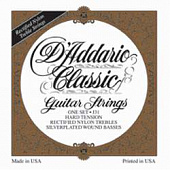 D'Addario J-31 струны для классич. гитары Silver, Hard Tension