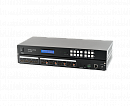 AVCLINK HM-4K44 матричный коммутатор HDMI. Входы: 4 x HDMI. Выходы: 4 x HDMI. Максимальное разрешение: 4K@60 Гц (4:4:4). Управление: кнопки, RS-232, ИК, WEB.