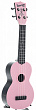 Waterman by Kala KA-SWB-PK Soft Pink Matte Soprano Ukulele укулеле сопрано, цвет розовый