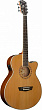 Washburn WMJ21SCE  электроакустическая гитара Mini Jumbo, цвет натуральный