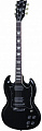 Gibson SG Standard T 2017 Ebony электрогитара, цвет черный, жесткий кейс в комплекте