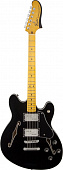 Fender Modern Player Starcaster MN BLK полуакустическая электрогитара