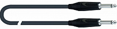 Quik Lok S198-3AM BK готовый инструментальный кабель серии Professional, 3 метра, черный