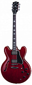 Gibson 2018 Memphis ES-335 Figured Antique Sixties Cherry электрогитара полуакустическая с кейсом, цвет вишневый