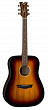 Dean AX PDY TSB PK комплект акустическая гитара и аксессуары, цвет санбёрст