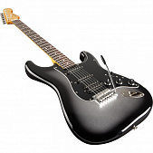 Fender Modern Player Stratocaster HSS RW Silverburst электрогитара, цвет серый санбёрст