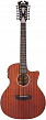 D'Angelico Premier Fulton LS MS  электроакустическая 12-струнная гитара, цвет натуральный