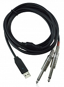 Behringer Line2USB линейный стерео USB-аудиоинтерфейс (кабель), 44.1кГц и 48 кГц, длина 2 метра