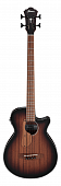 Ibanez AEGB24E-MHS  электроакустическая бас-гитара, топ - сапеле, корпус - сапеле, цвет - натуральный