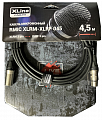 Xline Cables RMIC XLRM-XLRF 045 кабель микрофонный  XLR 3 pin male - XLR 3 pin female длина 4.5м