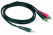 Klotz AY7-0100  коммутационный кабель, 1 метр, черный