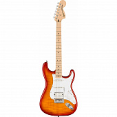 Fender Squier Affinity Stratocaster FMT HSS MN SSB электрогитара, цвет санберст