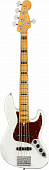 Fender American Ultra Jazz Bass® V, Maple Fingerboard, Arctic Pearl электрогитара, цвет белый в комплекте кейс