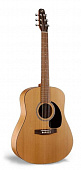 Seagull S6 Cedar Original QI + Case  электроакустическая гитара Dreadnought с кейсом, цвет натуральный