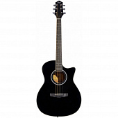 Flight AG-210 С BK гитара акустическая, цвет черный