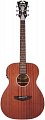 D'Angelico Premier Tammany LS MS  электроакустическая гитара, Folk, цвет коричневый натуральный