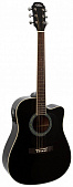 Aria AD-18CE BK гитара электро-акустическая, цвет черный