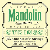 D'Addario J62 струны для мандолины