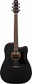 Ibanez AAD190CE-WKH электроакустическая гитара, цвет чёрный
