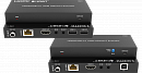 Prestel EHD-4K100U передатчик и приемник сигнала HDMI 2.0b по HDBaseT, 4K60 до 120 метров, 1080p60 до 150 метров, с поддержкой USB 2.0 и IR