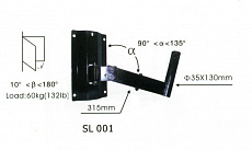 SLCase SL001 настенное крепление для акустической системы