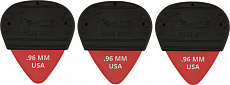 Fender Mojo Grip 3 PK Delrin 96 набор медиаторов, 3 штуки, толщина 0.96 мм