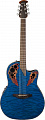 Ovation CE44P-8TQ Celebrity Elite Plus Mid Cutaway Trans Blue Quilt Maple электроакустическая гитара, цвет синий санбёрст