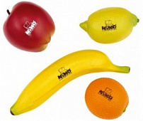 Meinl NINOSET100 набор из шейкеров в форме фруктов, 4 шт., пластиковые