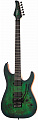 Schecter C-7 Pro AQB гитара электрическая шестиструнная, цвет прозрачный зелёный бёрст