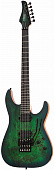 Schecter C-7 Pro AQB гитара электрическая шестиструнная, цвет прозрачный зелёный бёрст