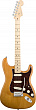 Fender American Deluxe Strat MN Amber электрогитара с кейсом
