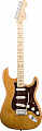 Fender American Deluxe Strat MN Amber электрогитара с кейсом