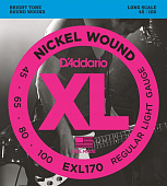 D'Addario EXL-170TP 2 комплекта струн для бас-гитары, стандартное натяжение