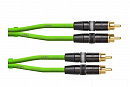 Cordial Ceon DJ RCA 1.5 G аудио кабель, длина 1.5 метра, цвет зеленый
