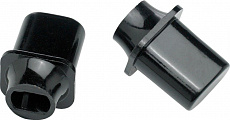 Fender Orig.Tele 'Top Hat' Switch Tip ручки переключателей звукоснимателей (2 шт.), цвет черный