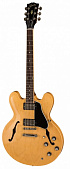 Gibson 2019 ES-335 Dot Dark Natural полуакустическая электрогитара, цвет натуральный, в комплекте кейс