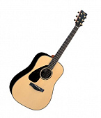 Yamaha DW-7 акустическая гитара, цвет Natural, верхняя дека - цельная ель, корпус - палисандр, гриф - нато.