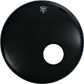Remo P3-1022-ES  22'' Powerstroke ebony передний пластик для бас барабана, цвет чёрный