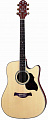 Crafter DE-8 электроакустическая гитара, с фирменным чехлом в комплекте