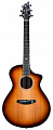 Breedlove Premier Concerto Edgeburst CE  электроакустическая гитара с кейсом, цвет санберст