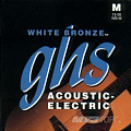 GHS Strings STRINGS WB-XL WHITE BRONZE набор струн для акустической / электроакустической гитары, 11-48