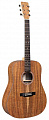 Martin D-X1E-01 KOA  электроакустическая гитара дредноут, цвет натуральный, с чехлом