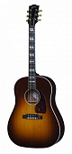 Gibson 2016 J-45 Progressive Autumn Burst электроакустическая гитара с кейсом, цвет осенний бёрст