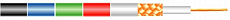 Tasker RG 59 Flex-Red эластичный коаксиальный кабель 75 Ом, для видео и цифрового аудио